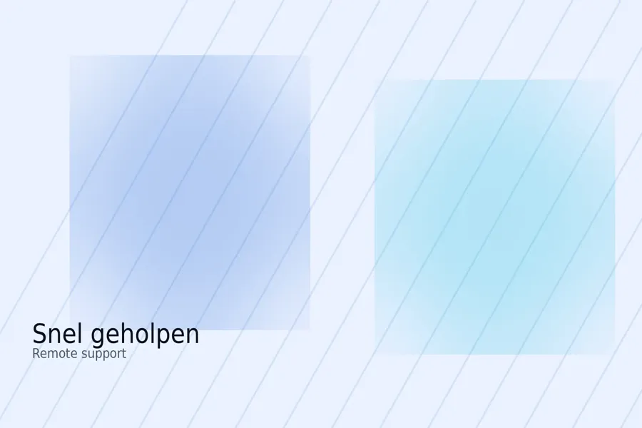 Werken achter desktop